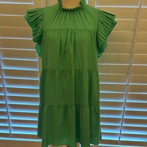 CROSBY by Mollie Burch Green Mini Dress Size Small